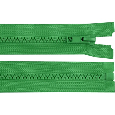Prima-obchod Kostěný zip No 5 délka 120 cm bundový, barva 243 zelené kapradí