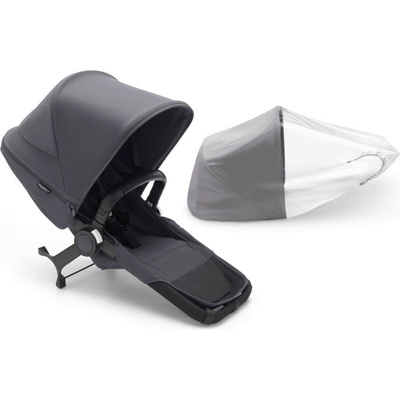 Bugaboo Donkey⁵ duo nástavec komplet Black/Stormy Blue – Zboží Dáma