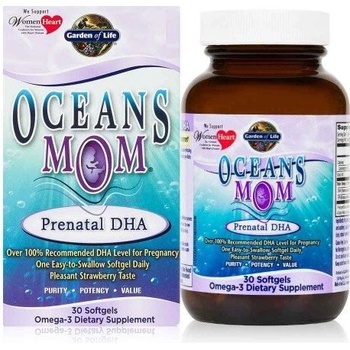 Garden of Life Oceans Prenatálne DHA Omega-3 30 jahoda 350 mg 30 kapsúl