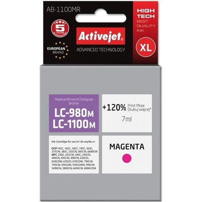 Activejet Brother LC-1100/980M - kompatibilný
