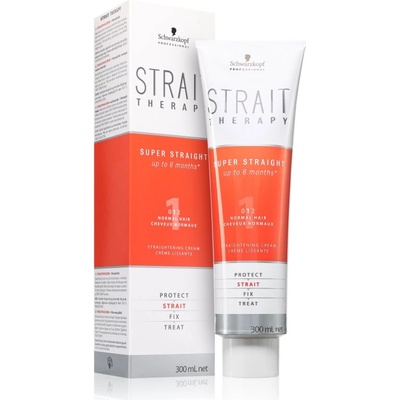 Schwarzkopf STRAIT Therapy Super Straight крем за изправяне на косата 1 Normal Hair 300ml