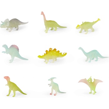 Комплект фигурки Динозаври, светещи в тъмното - 9 броя, 6-7 см (4108976c39d3)