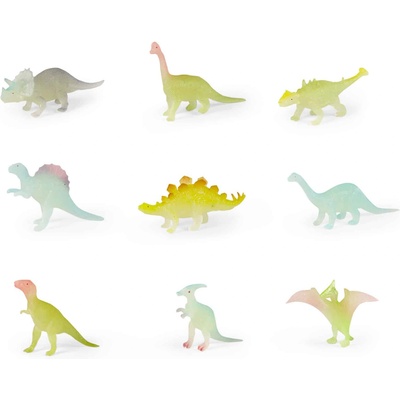 Комплект фигурки Динозаври, светещи в тъмното - 9 броя, 6-7 см (4108976c39d3)