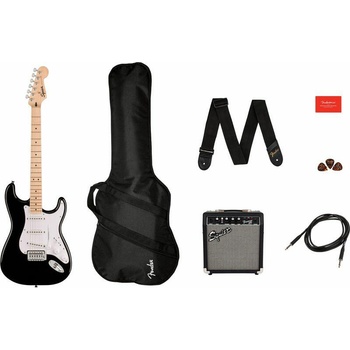 Image 1 of Squier Sonic Stratocaster Black Pack