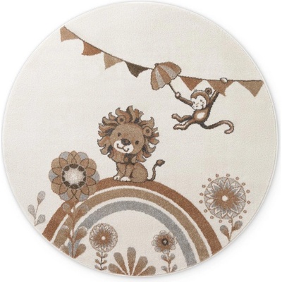 Кремав детски килим ø160 cm Roar like a Lion - Villeroy&Boch (106307-160)