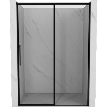 Mexen Rox плъзгащи се душ врати десни 160 см, черна рамка, черно - 8C2-160-000-70-70-P (8C2-160-000-70-70-P)