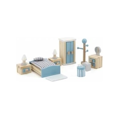 Vigan VIGA PolarB Dollhouse Furniture Set Bedroom