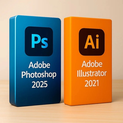 Photoshop 2025 + Illustrator 2021 I Windows
