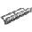 Lanberg Пач панел Lanberg patch panel blank 12 port 1U with organizer for keystone modules black (PPKS-9112-B)