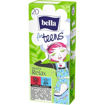 Bella Ежедневни дамски превръзки Bella for Teens Panty Relax 20бр (Т-211012)