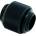 EKWB EK-AF Extender 12mm M-M G1/4 - Black (EKWB3831109846322)
