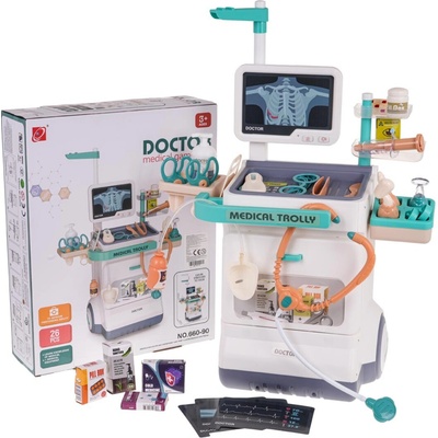 RKToys Dětský lékařský vozík EKG – Zbozi.Blesk.cz