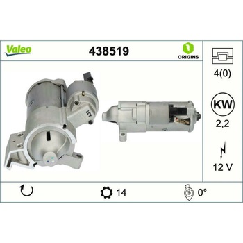 Startér VALEO 438519