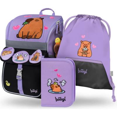 BAAGL SET 3 Zippy Капибара: раница, пенал, торбичка BAAGL | Lilav | Момичешки | UNI
