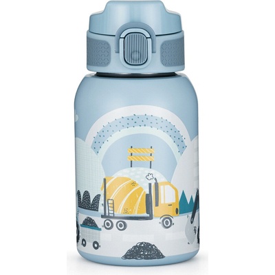 Pura nerezová termo láhev s náústkem růžovobílá 260 ml
