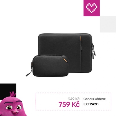 tomtoc Sleeve Kit na 13" MacBook Pro / Air TOM-A13-C12D černé