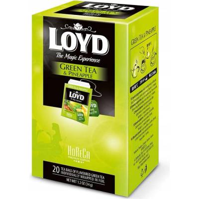 LOYD zelený s ananásom 20 vrecúšok