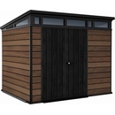 Keter Signature 9x7 Walnut, s podlahou