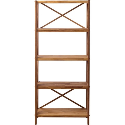 Unique Furniture X-Shelf regál přírodní 70 cm, 161 cm, 30 cm