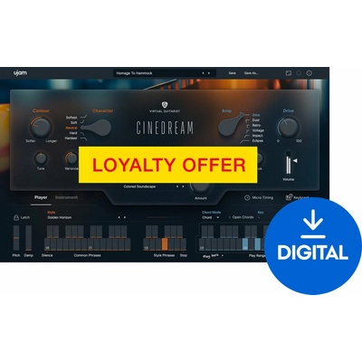 UJAM CINEDREAM Loyalty Offer (Digitálny produkt)