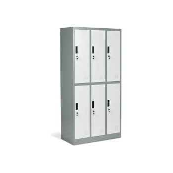 Carmen Метален шкаф Carmen CR-1243 K LUX - сив+тъмносив