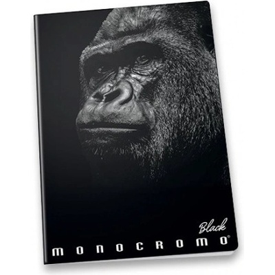 Monocromo Black školní sešit A5 linkovaný