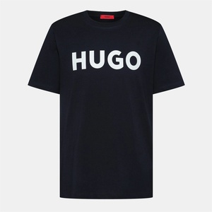 Hugo Тениска Hugo Dulivio T Shirt - Navy/White 405