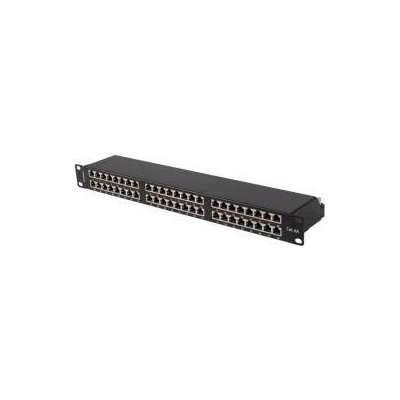 Lanberg Patch panel 48 ports 1U 19 inch cat. 6a ftp shielded black