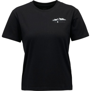 Black Diamond Дамска тениска Black Diamond Women's Mountainscape S/S Tee T-shirt - Black (916-3682-0214)