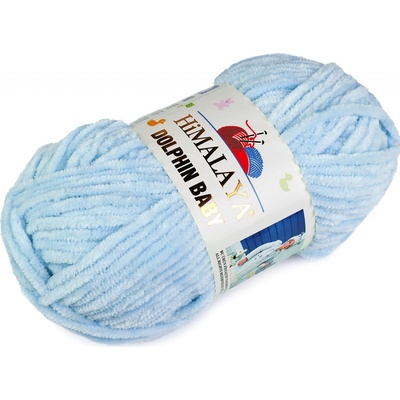 Stoklasa Pletací žinylková příze Dolphin Baby 100 g Balení: 1 ks, Varianta: 7 (80306) modrá světlá 7 (80306) modrá světlá