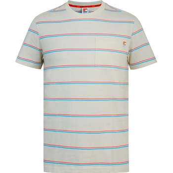 SoulCal Тениска SoulCal Men's Soul Stripe Regular Fit T-Shirt - Ecru