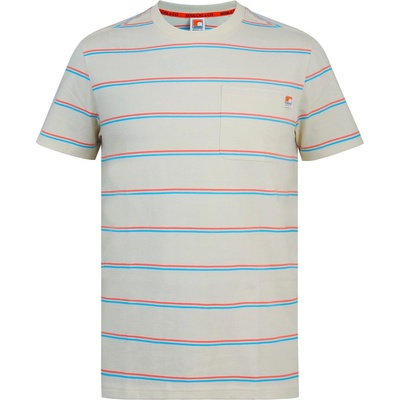 SoulCal Тениска SoulCal Men's Soul Stripe Regular Fit T-Shirt - Ecru