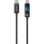 USAMS Кабел за данни USAMS METEOR Type-C - Type-C, 120 см, ЧЕРЕН SJ744USB01 (SJ744USB01)