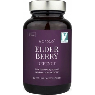 Nordbo Elderberry Defence Extrakt z černého bezu + vit. C + zinek 60 kapsúl