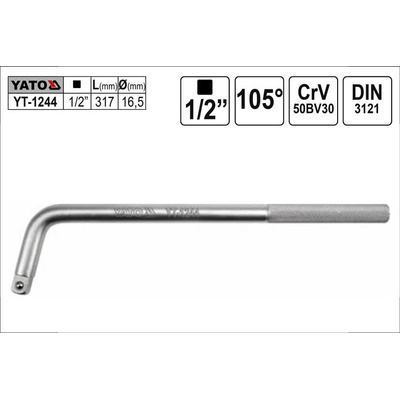 Nástavec prodlužovací 1/2", typ "L", 317 mm TOYA YATO
