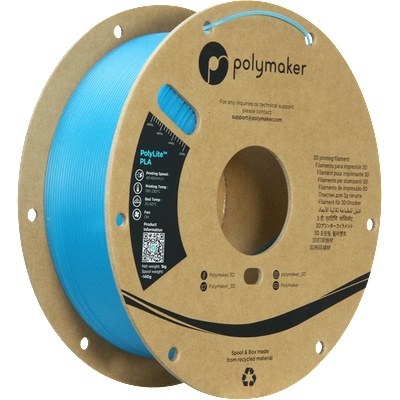 Polymaker PolyLite Luminous PLA Blue - 1, 75 mm / 1000 g (PA02092)