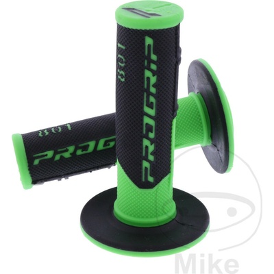 ProGrip gumové rukojeti fluorescenční zelené/černé tloušťka 22/25 mm. délka 115MM zavřené
