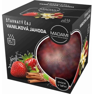 Madami Šťavnatý čaj Jahoda s příchutí vanilky 500 g