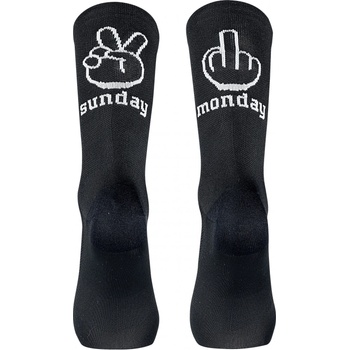 Northwave Мъжки чорапи за колоездене Northwave Sunday Monday Sock Cycling socks - Black - размер 40-43 (EU) (201-4593-0113)