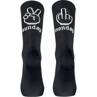 Northwave Мъжки чорапи за колоездене Northwave Sunday Monday Sock Cycling socks - Black - размер 40-43 (EU) (201-4593-0113)