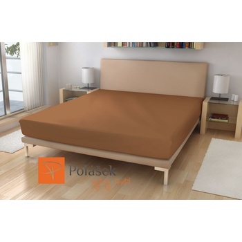 Polášek Prostěradlo jersey oříškové 180x200