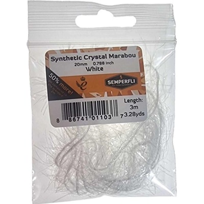 Semperfli Syntetické Marabou Synthetic Crystal Marabou Dead Egg White