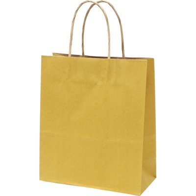 EUROCOM Подаръчна торбичка Eco Medium, 22x25x10cm, жълта (25407-А-ЖЪЛТ)