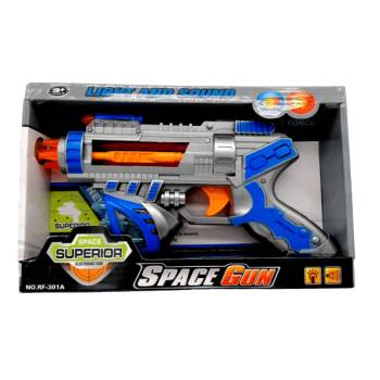 Shantou Chenghai Yi Xin Yuan Toys Firm Trading Company Пистолет с движещ се патродаш със светлинни ефекти 301 М20-079