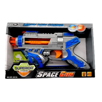 Shantou Chenghai Yi Xin Yuan Toys Firm Trading Company Пистолет с движещ се патродаш със светлинни ефекти 301 М20-079