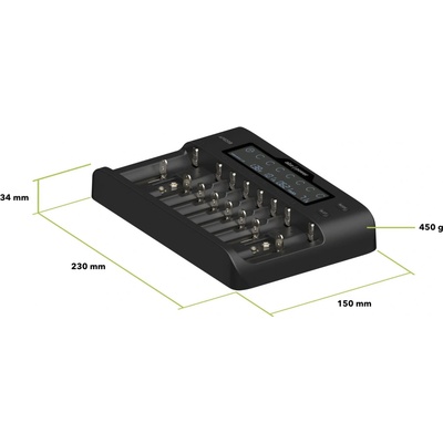 AlzaPower Battery Charger AP820BAPW-CHAP820B – Zboží Živě