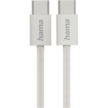 Hama Кабел HAMA 201728, от USB C(м) към USB C(м), 1 m, сив (HAMA-201728)