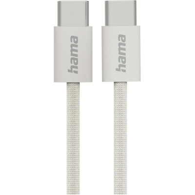 Hama Кабел HAMA 201728, от USB C(м) към USB C(м), 1 m, сив (HAMA-201728)