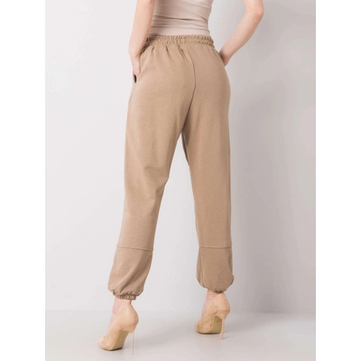 Dámské tepláky EM-DR-ES-21-524.16 ex moda Béžová - tmavě