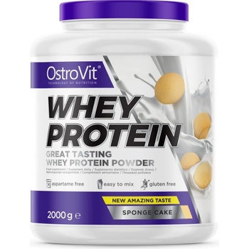 OstroVit Whey Protein | 100% Whey Protein Concentrate [2000 грама] Домашен кекс